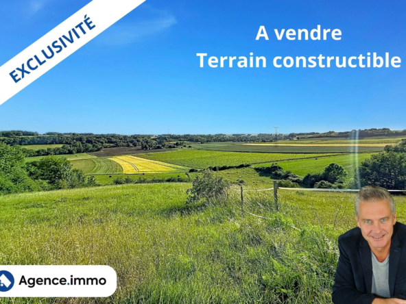 Terrain constructible avec vue dégagée à Saint-Bonnet-sur-Gironde