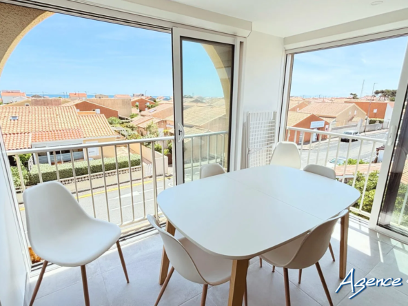 Bel appartement T3 avec terrasse à Narbonne-Plage, proche plage et piscine