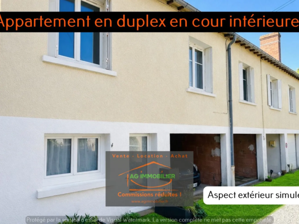 Maison en duplex rénovée à vendre dans le quartier Thabor/Sevigné à Rennes