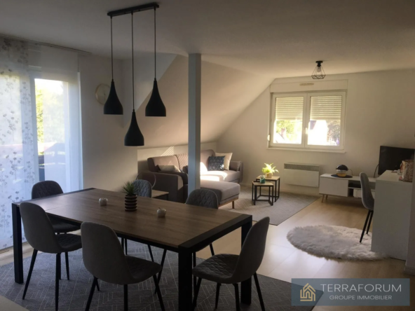 Bel appartement T3 avec terrasse, garage et parking à Niederbronn-les-Bains