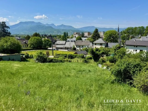 Terrain constructible à vendre à Barby avec vue sur les montagnes