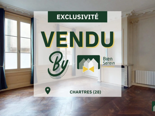 Appartement T2 au cœur de Chartres avec séjour haut plafond et emplacement privilégié
