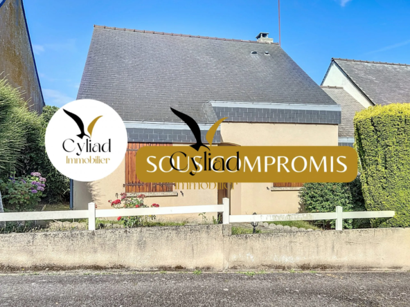 Maison T3 à Saint-Malo (Secteur Guymauvière) - 61,65 m², jardin, 2 chambres, sous compromis