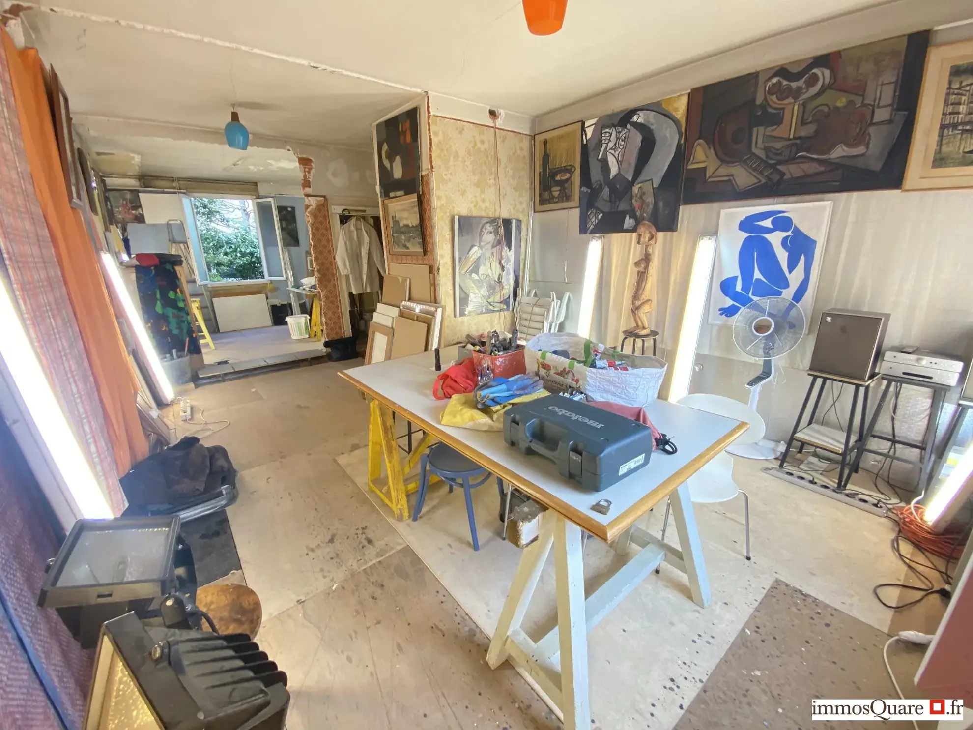 A vendre appartement T1/T2 de 36 m² à Lyon proche tram, calme et lumineux 