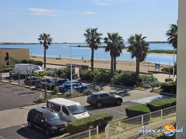 Appartement à vendre à Gruissan avec vue plage et grande terrasse