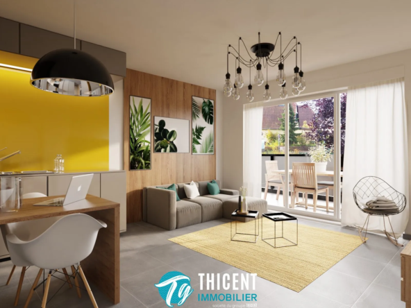 Appartement 2 pièces en rez-de-jardin à Bischheim - Idéal Primo-Accédant