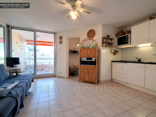 Appartement 2 pièces avec cabine proche de la plage au Grau-du-Roi