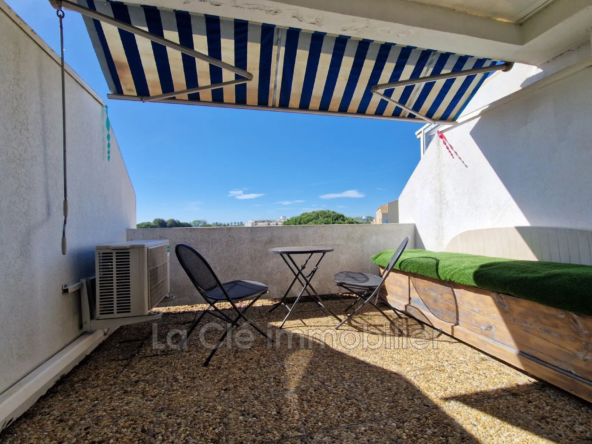 Studio-cabine avec terrasse et garage au Grau-du-Roi - Idéal vacances