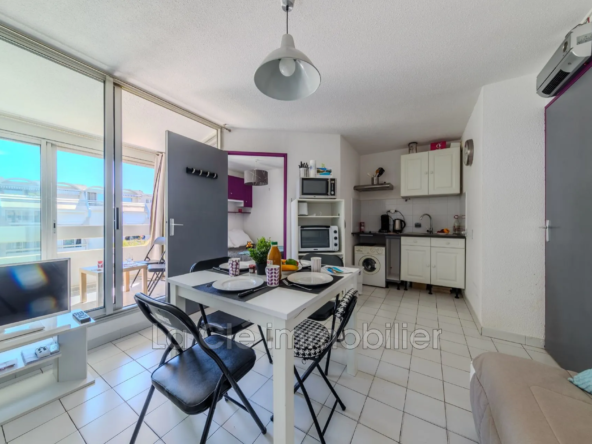 Appartement 2 pièces avec cabine et parking au Grau-du-Roi - Résidence avec piscine