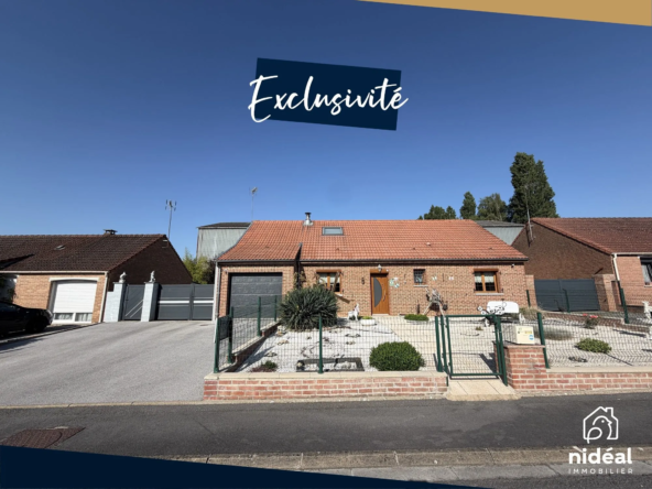 Charmante maison individuelle de plain-pied à Pont-sur-Sambre