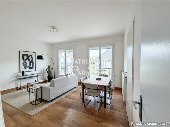 Appartement 2 pièces à Vannes avec parking et chauffage gaz, idéalement situé