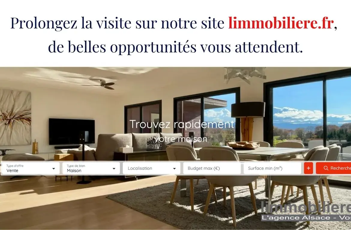 Maison à vendre à Saulxures avec potentiel d'extension et second logement 