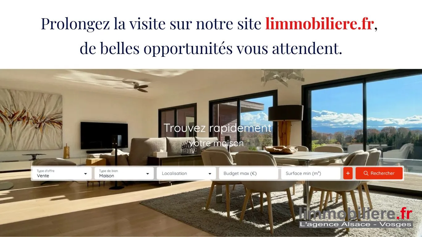 Maison à vendre à Saulxures avec potentiel d'extension et second logement 