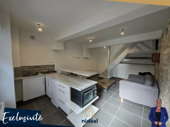 Maison de ville 2 chambres à vendre à Quillebeuf-sur-Seine, investissement ou résidence