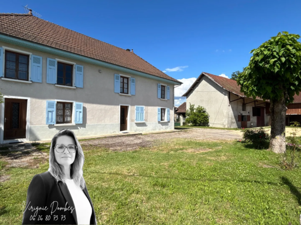 Maison en pierre à rénover avec dépendances à Abrets en Dauphiné