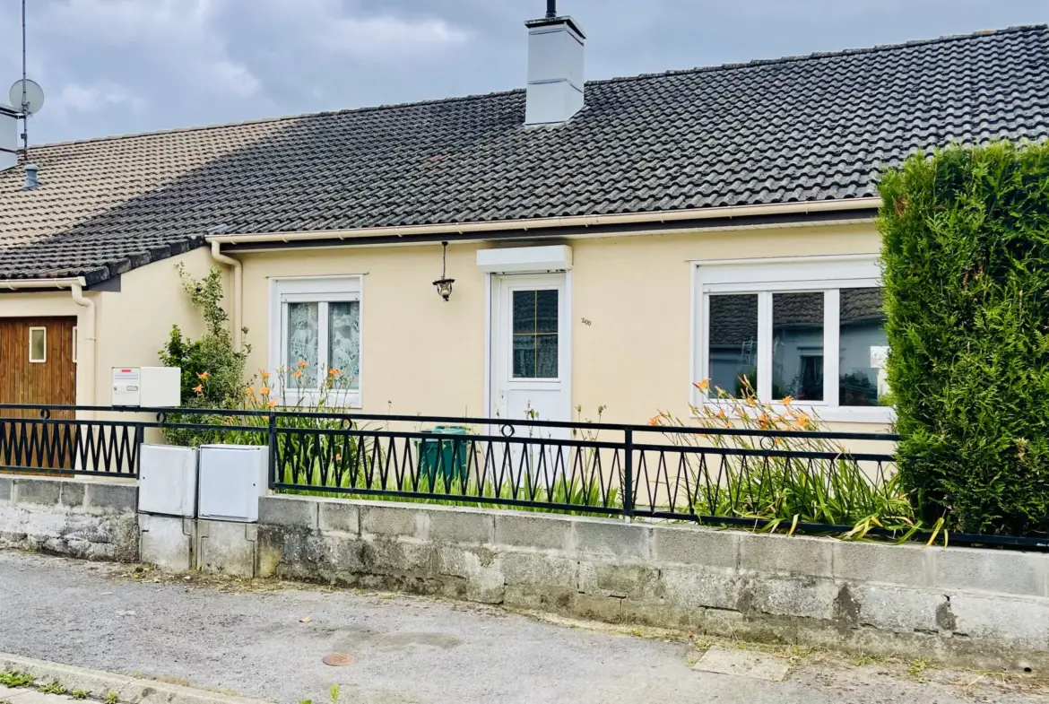 Charmante maison familiale de plain-pied avec garage à Noyon 
