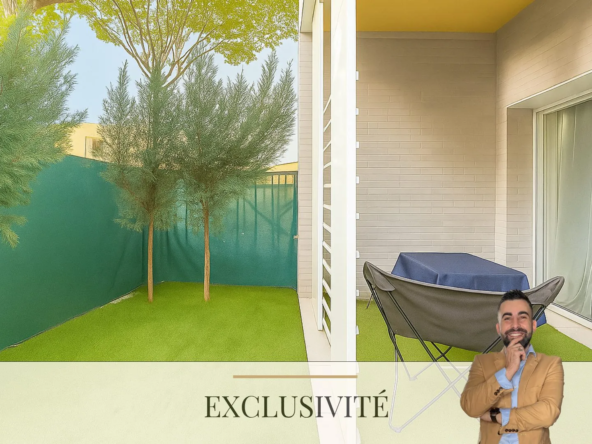 À vendre appartement T3 avec extérieur privé à Saint-Priest Centre-Ville