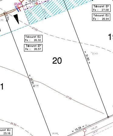 Terrain constructible de 523 m² à Brem-sur-Mer, secteur calme et résidentiel