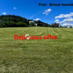 Terrain constructible à vendre à Neussargues en Pinatelle avec viabilisation avancée