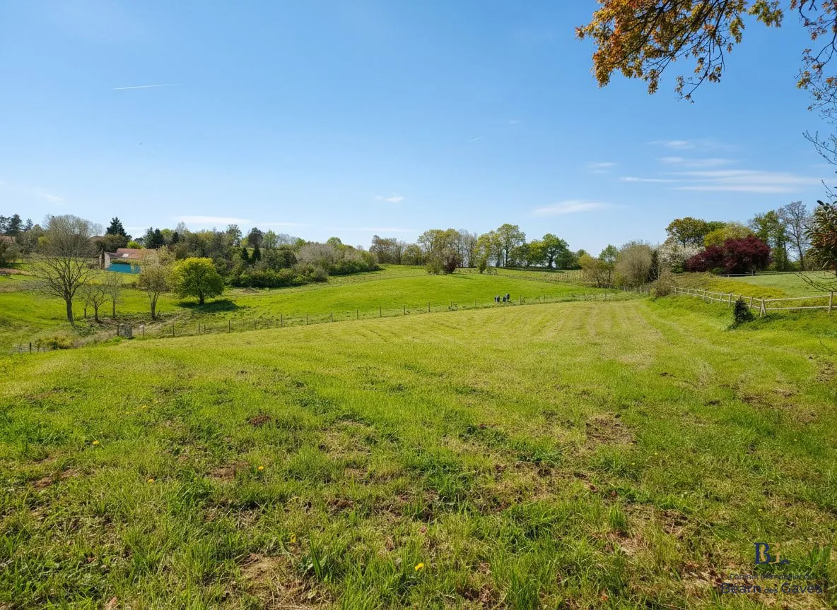 Terrain à vendre à Salies-de-Béarn dans une impasse calme de 2925 m² 