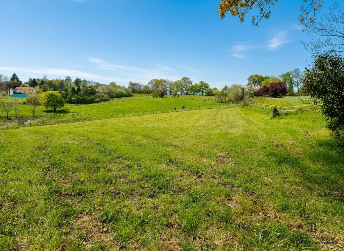 Terrain à vendre à Salies-de-Béarn dans une impasse calme de 2925 m² 