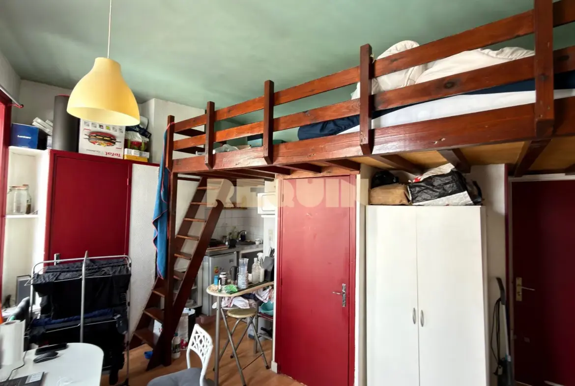 Appartement F1 à Lille Ratisbonne, idéal pour investissement étudiant 