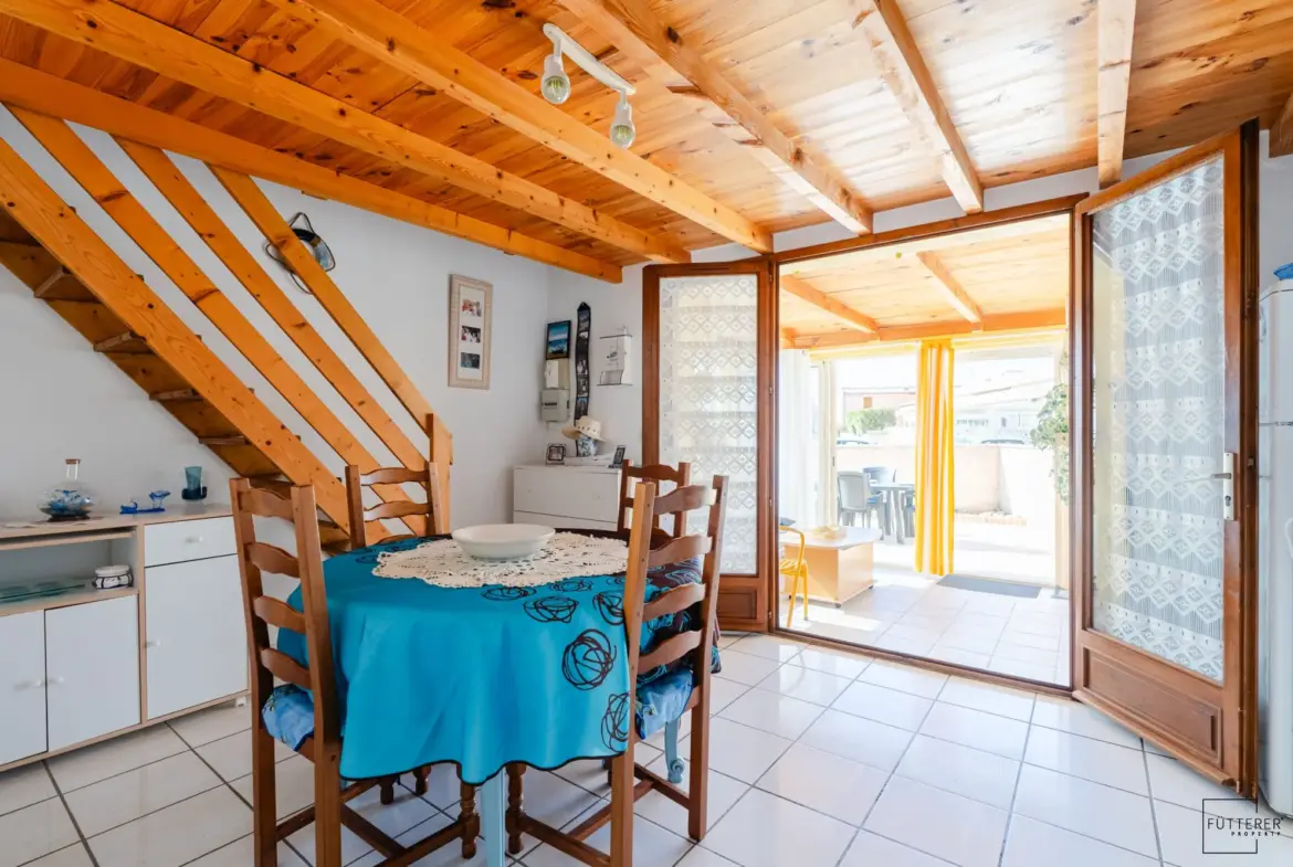 Vente d'un pavillon 2 pièces avec mezzanine à Gruissan - Les Ayguades 