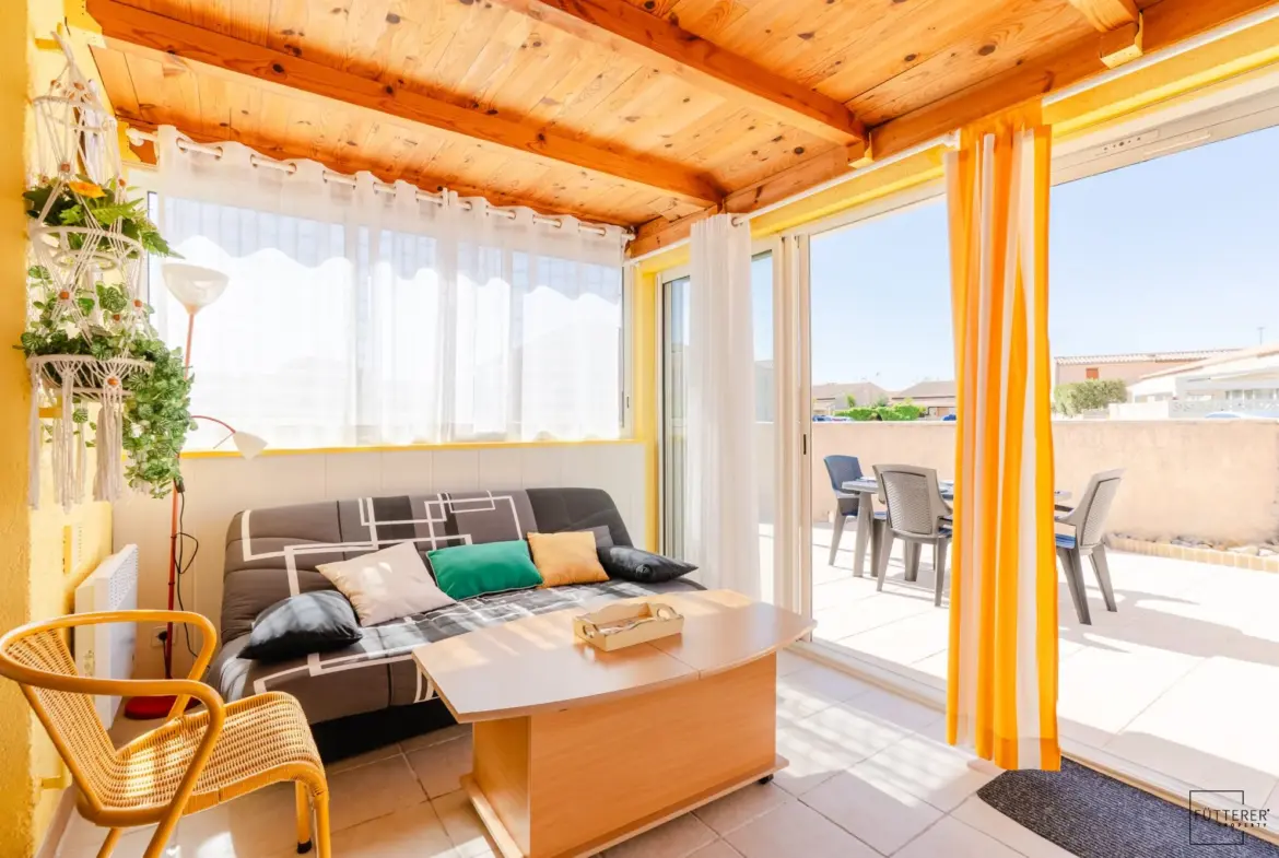 Vente d'un pavillon 2 pièces avec mezzanine à Gruissan - Les Ayguades 