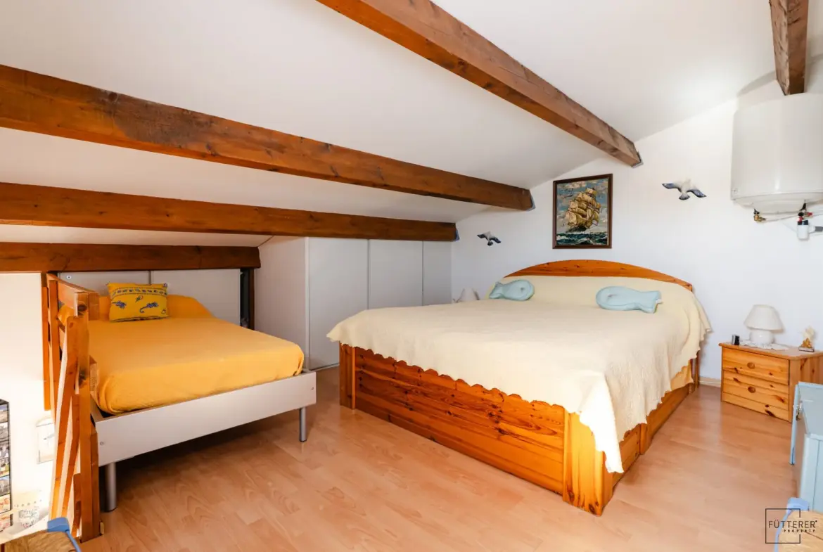 Vente d'un pavillon 2 pièces avec mezzanine à Gruissan - Les Ayguades 
