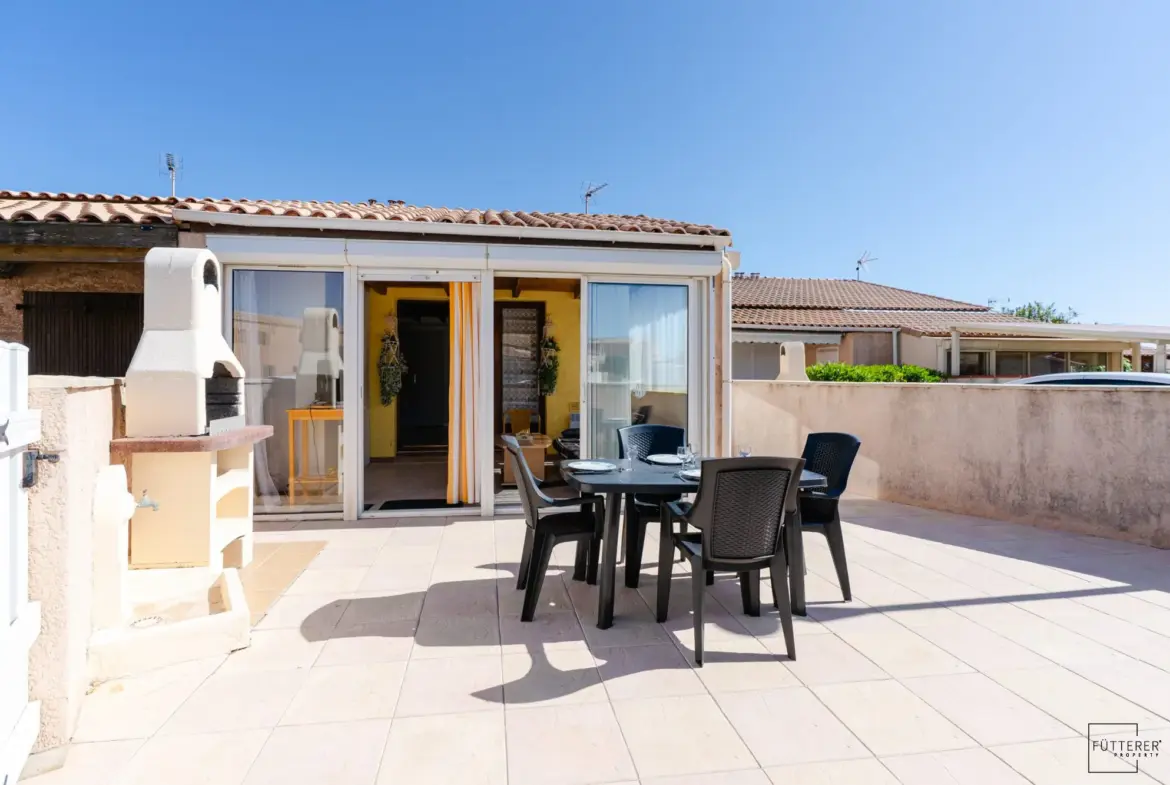 Vente d'un pavillon 2 pièces avec mezzanine à Gruissan - Les Ayguades 