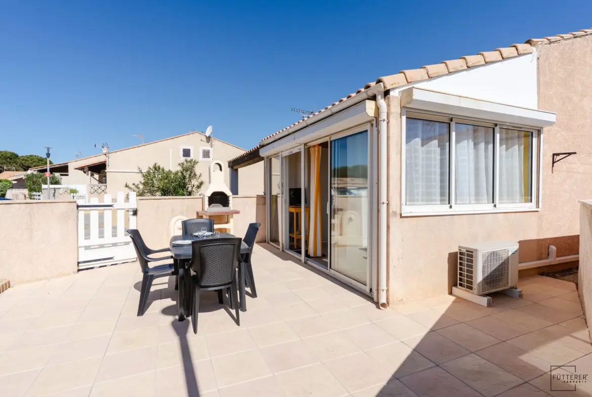 Vente d'un pavillon 2 pièces avec mezzanine à Gruissan - Les Ayguades 