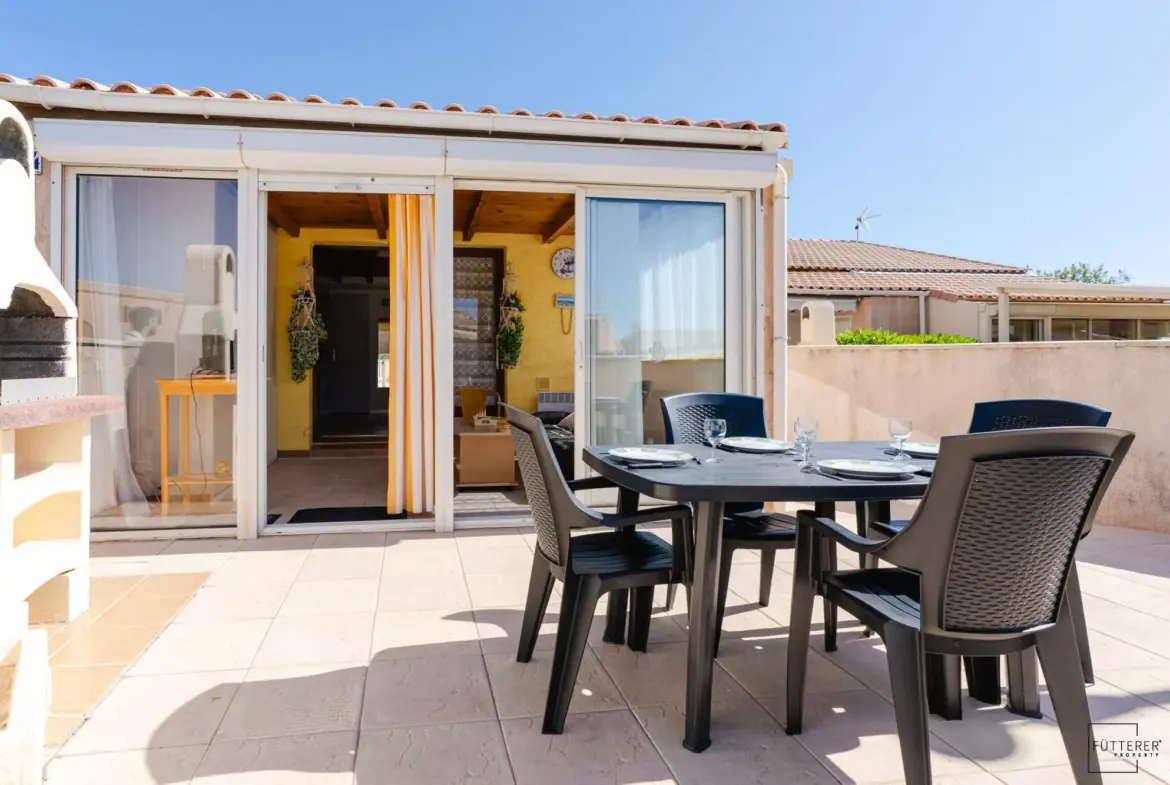 Vente d'un pavillon 2 pièces avec mezzanine à Gruissan - Les Ayguades 