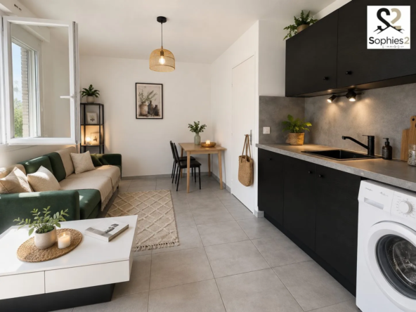 Vente Appartement T1 bis lumineux avec balcon à Grenoble Vigny Musset