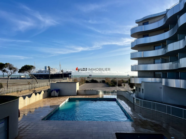Charmant appartement T2 avec terrasse, piscine et vue mer à Le Barcarès