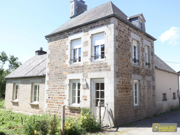 Maison de bourg à Mortain-Bocage avec dépendances et terrain—Idéal investissement ou résidence