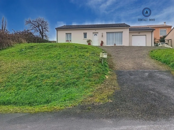 À vendre maison contemporaine de plain-pied à Le Lardin-Saint-Lazare, Classée A/A