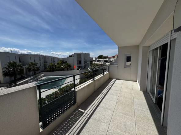 Appartement T2 à Perpignan Sud avec piscine, terrasse et parking – Opportunité d'investissement
