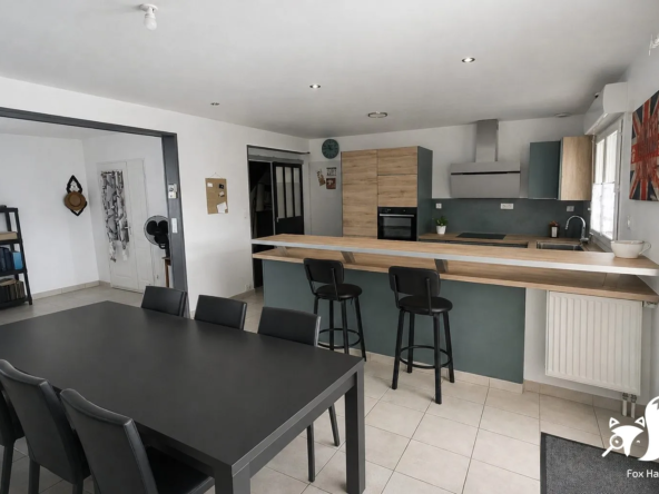 Maison individuelle 3 chambres à Neuville-Saint-Rémy avec jardin et garage