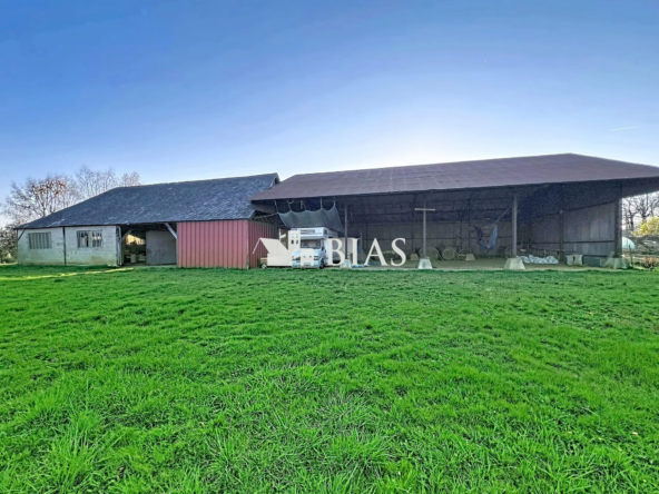 Opportunité rare : Hangar de 400 m² et terrain agricole à Conches-en-Ouche