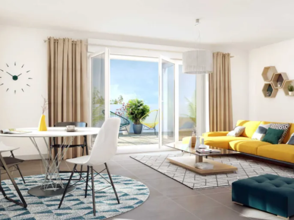 Appartement 2 pièces avec balcon à Tours, livraison 2028, parking inclus