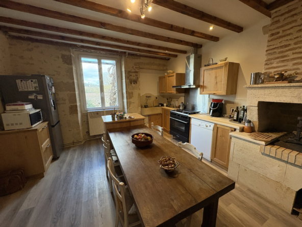 Charmante maison en pierre avec dépendances et vue sur la vallée de la Garonne à Preignac