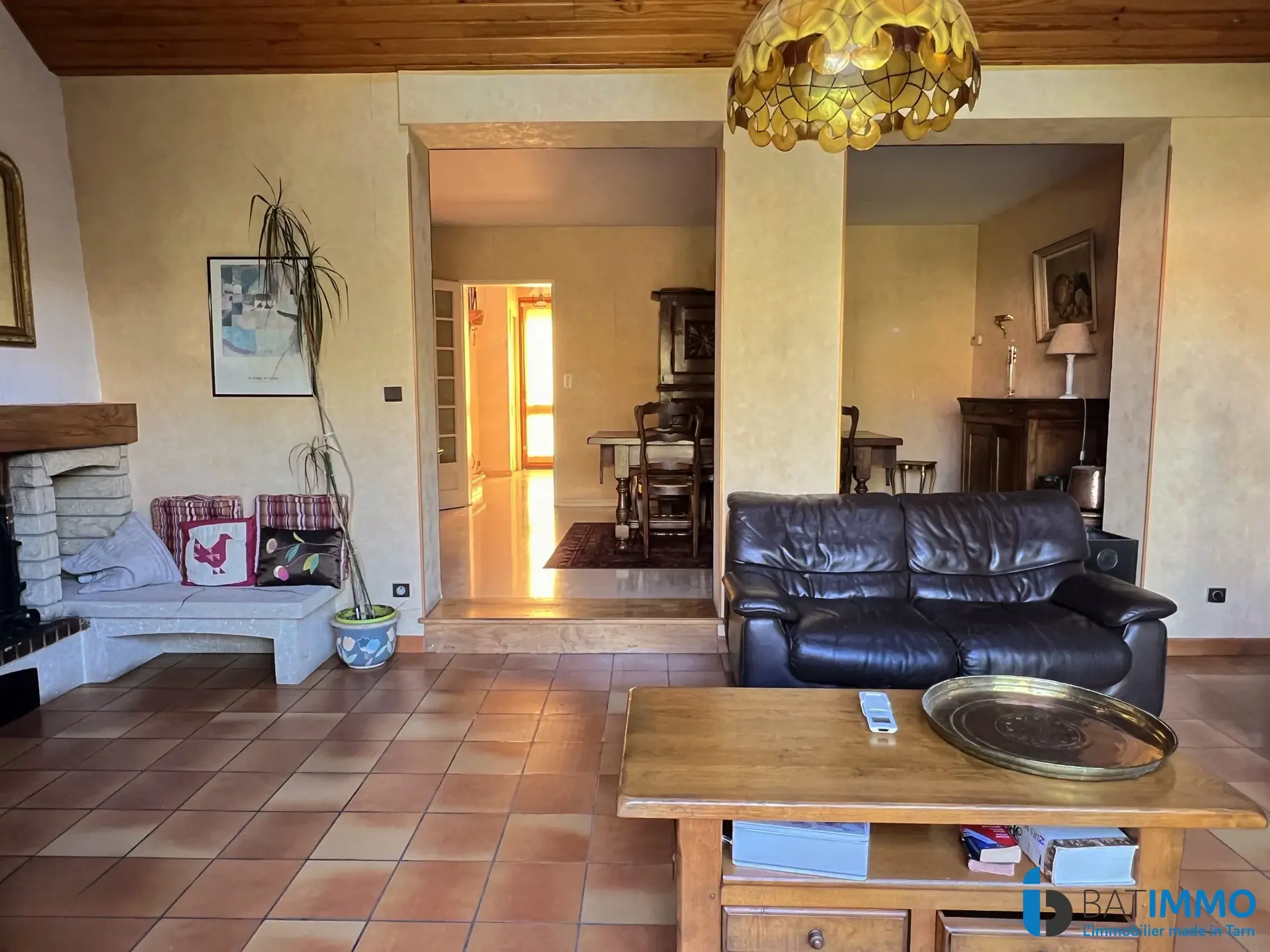 RdC - Séjour Maison de 102 m² avec jardin et garage à Albi Cantepau 