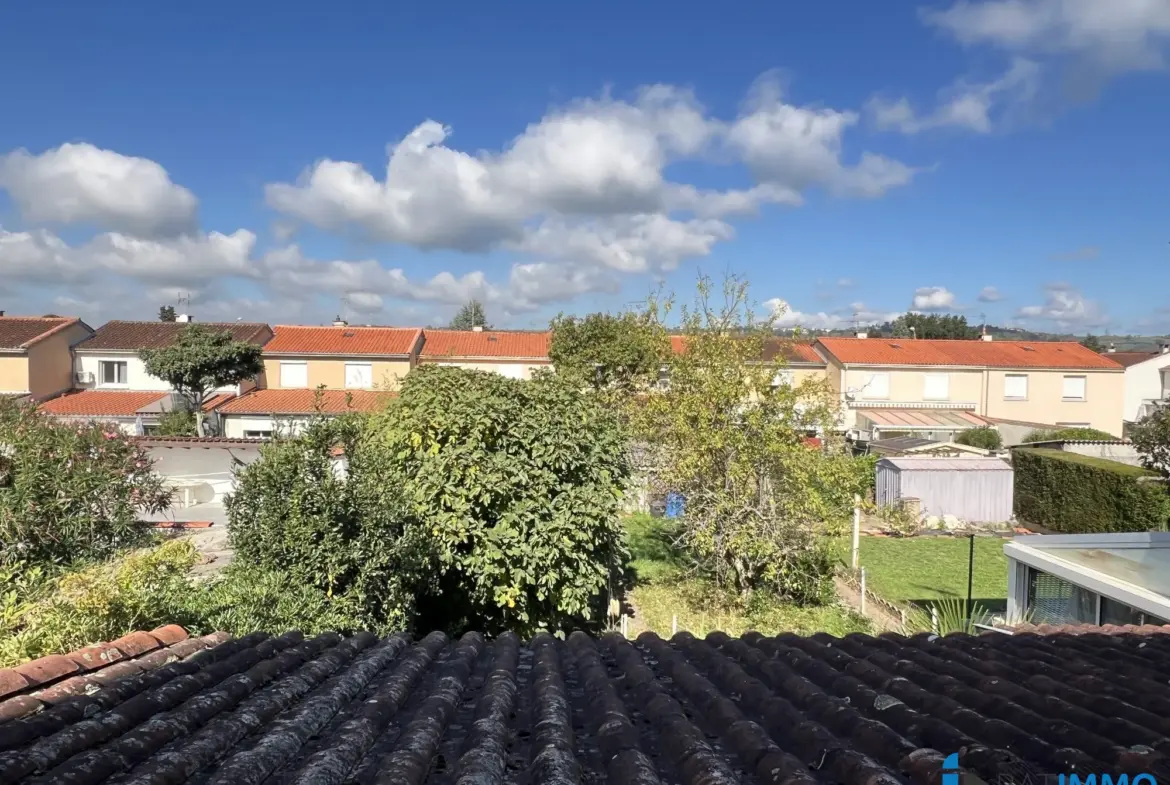 Vue Nord-Ouest Maison de 102 m² avec jardin et garage à Albi Cantepau 
