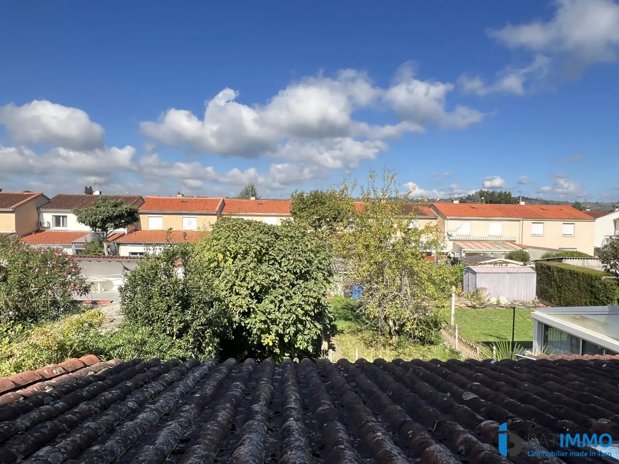 Vue Nord-Ouest Maison de 102 m² avec jardin et garage à Albi Cantepau 