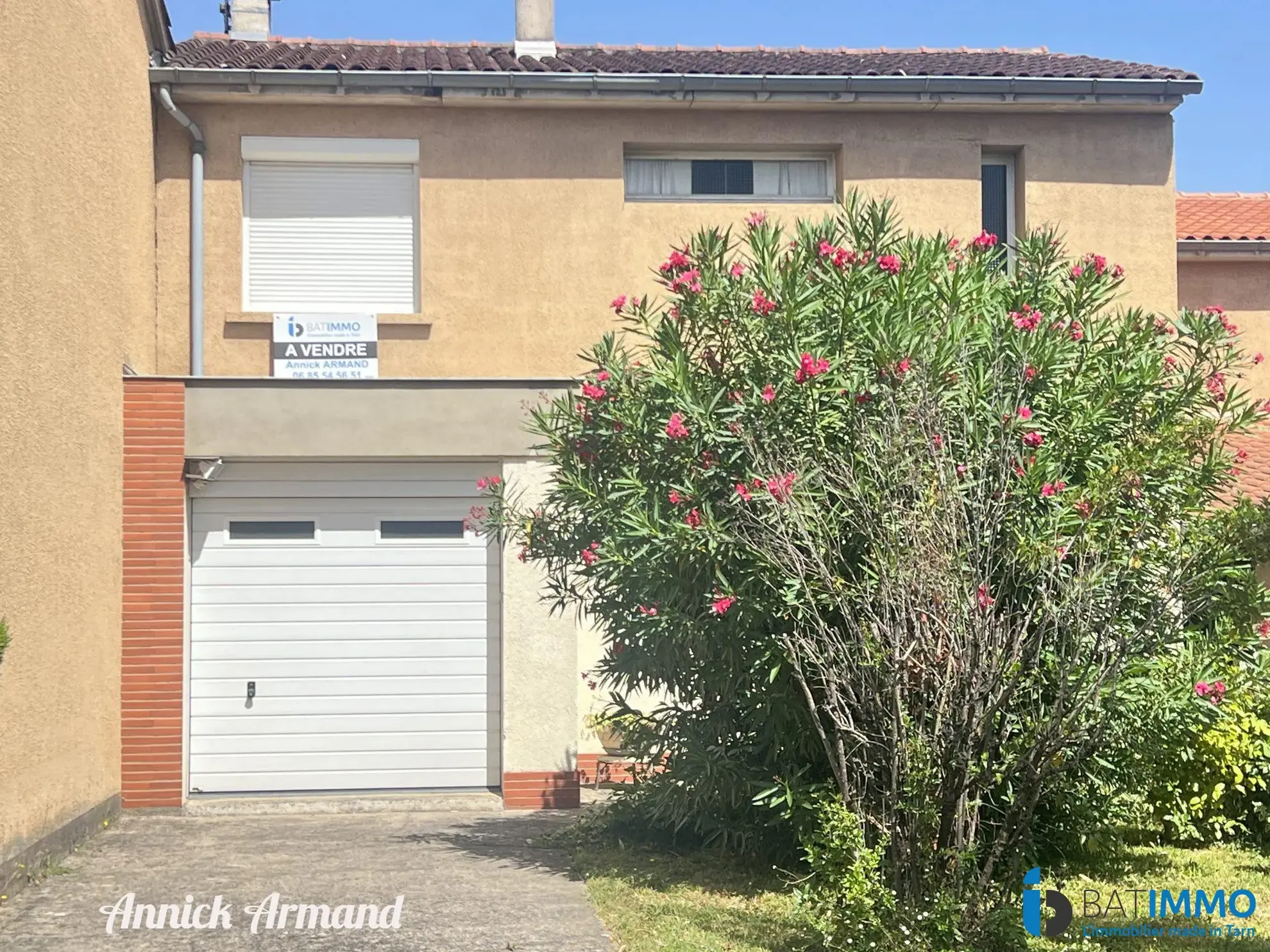 Coté Sud-est Maison de 102 m² avec jardin et garage à Albi Cantepau 