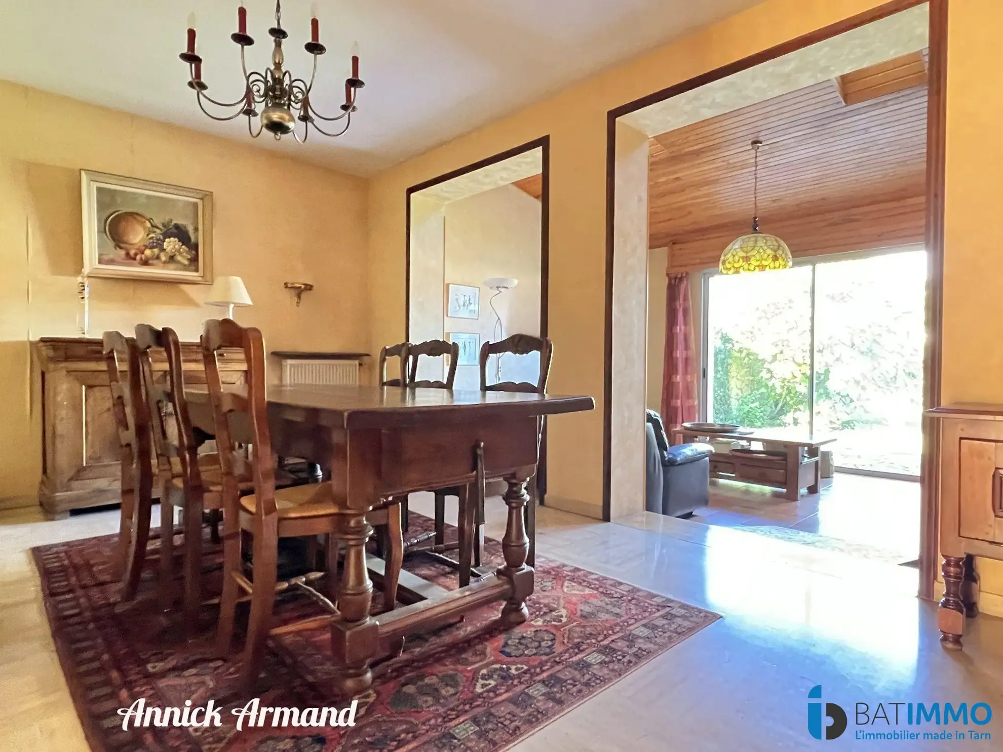 RdC - Séjour Maison de 102 m² avec jardin et garage à Albi Cantepau 