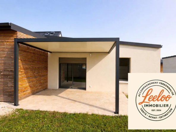 Maison neuve moderne avec 2 chambres, garage et jardin à Salignac-Eyvigues