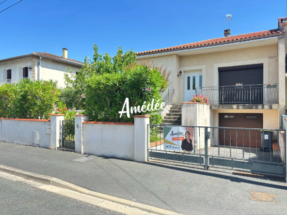 Maison lumineuse des années 70 avec jardin et garage à Albi