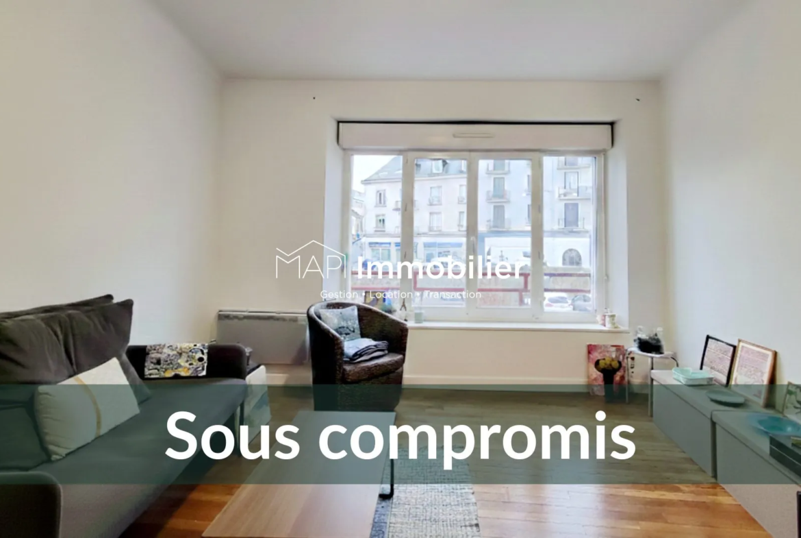 appartement T3 en centre-ville d'Hennebont - 51 m², idéal premier achat ou investissement 