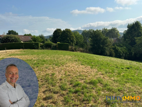 Belle parcelle de terrain constructible viabilisée à Saint-Geoire-en-Valdaine